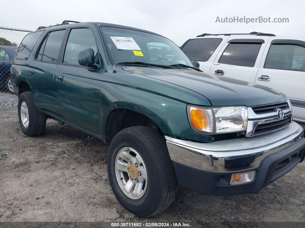 2002 Toyota 4runner Sr5 Green vin: JT3GN86R920246248