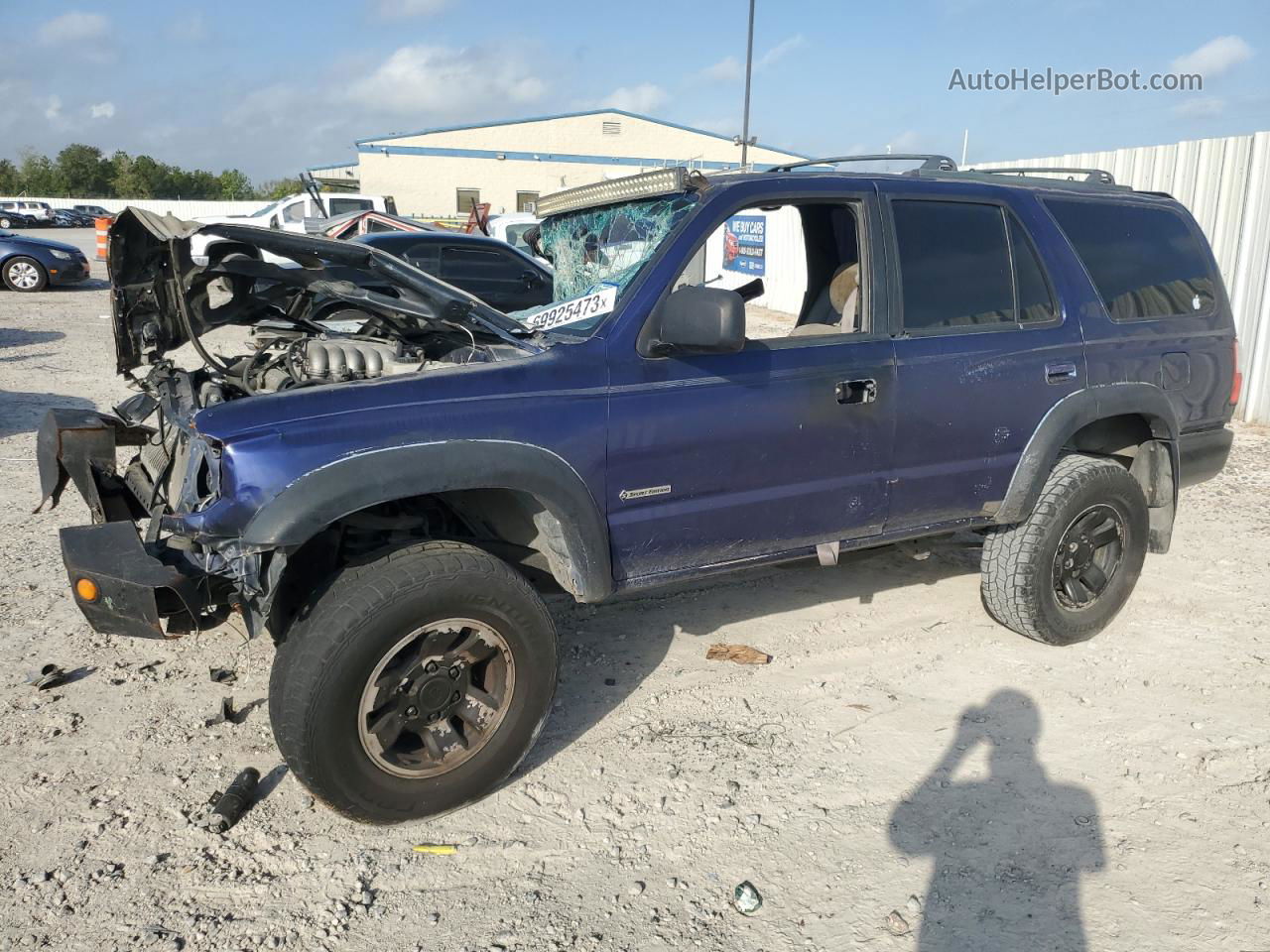 2002 Toyota 4runner Sr5 Blue vin: JT3GN86RX20242709