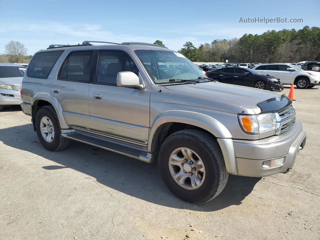 2002 Toyota 4runner Limited Silver vin: JT3GN87R420225645