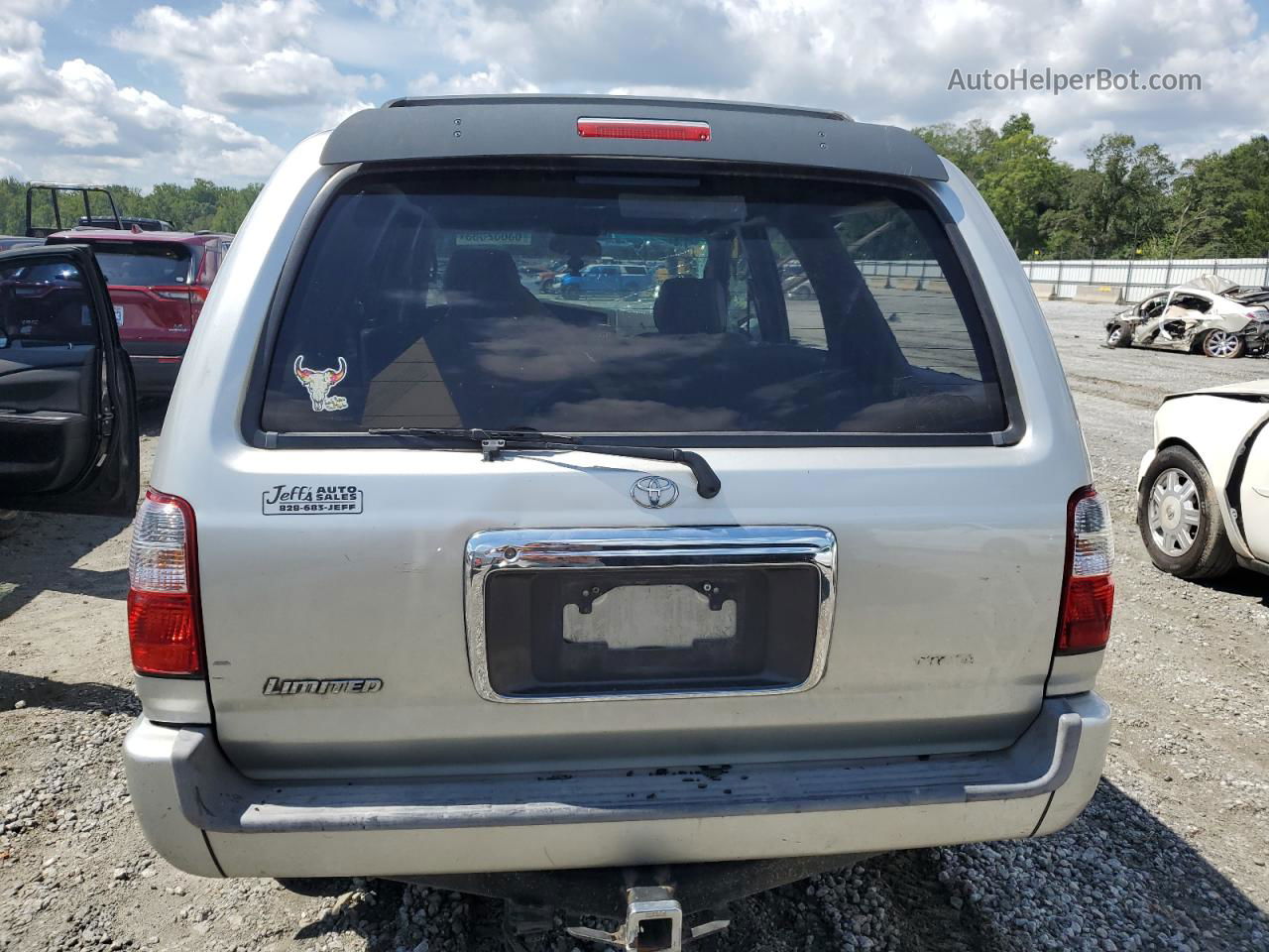 2002 Toyota 4runner Limited Silver vin: JT3GN87R420248343