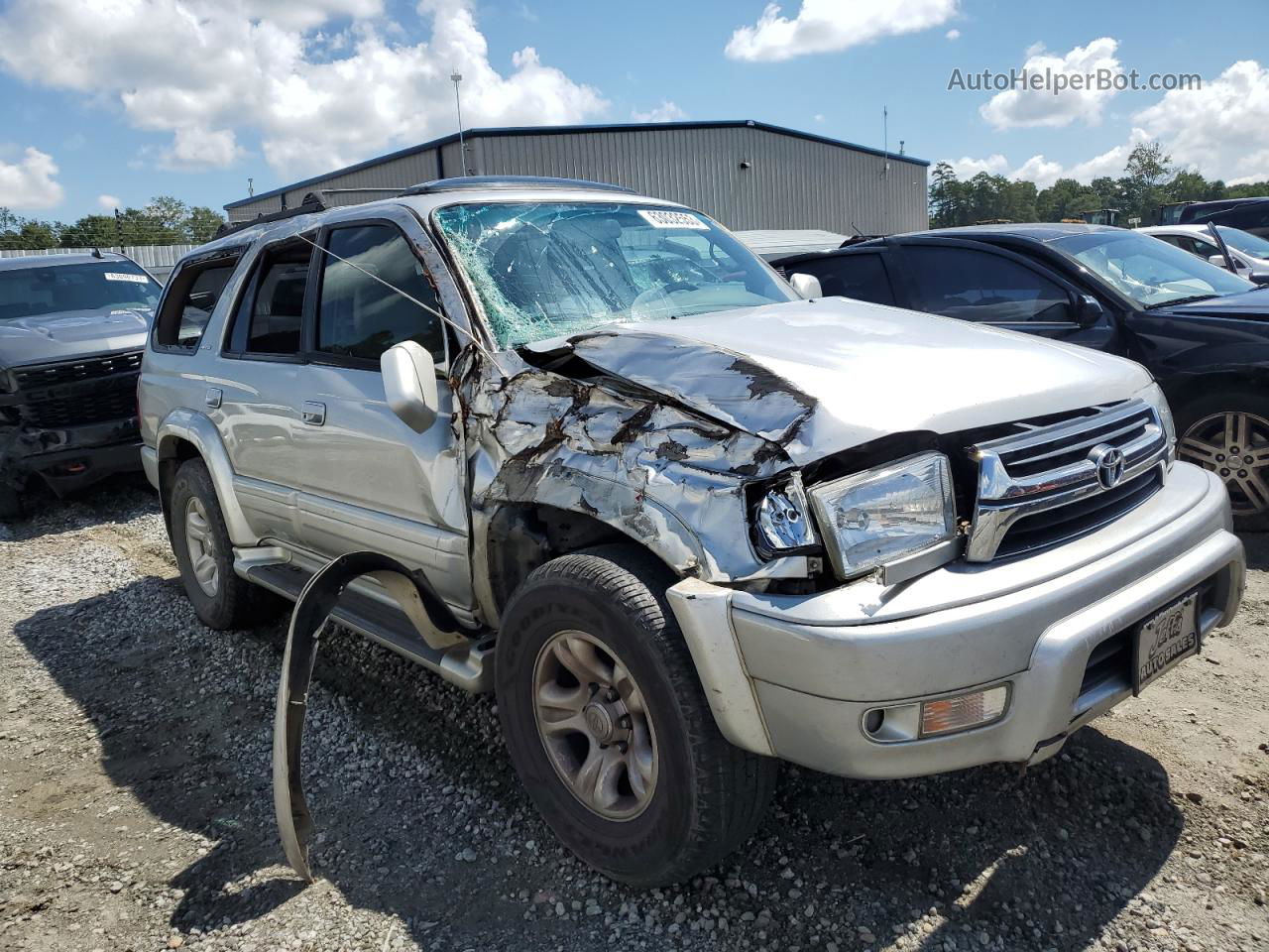 2002 Toyota 4runner Limited Silver vin: JT3GN87R420248343