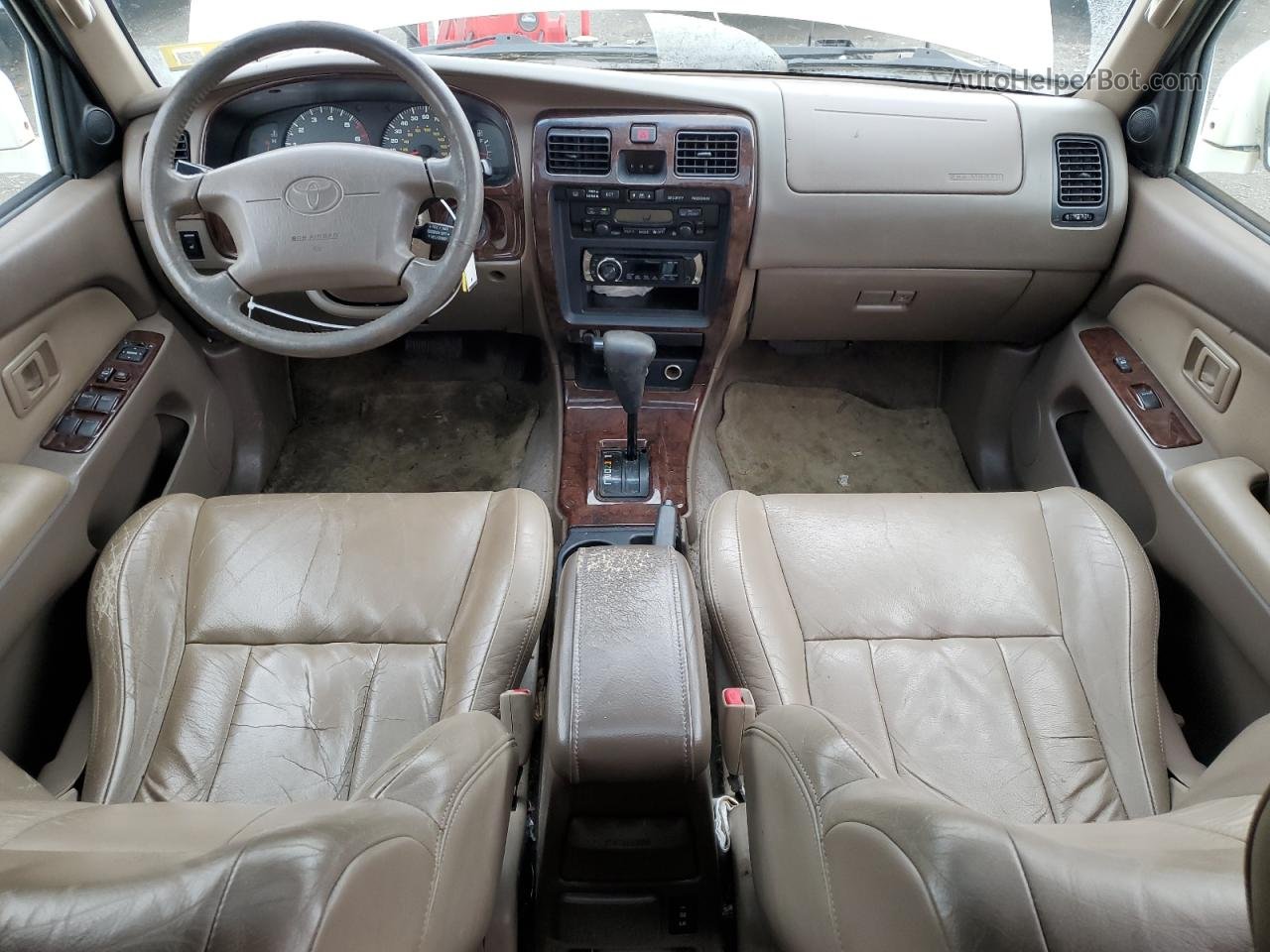 2002 Toyota 4runner Limited White vin: JT3GN87R729000292