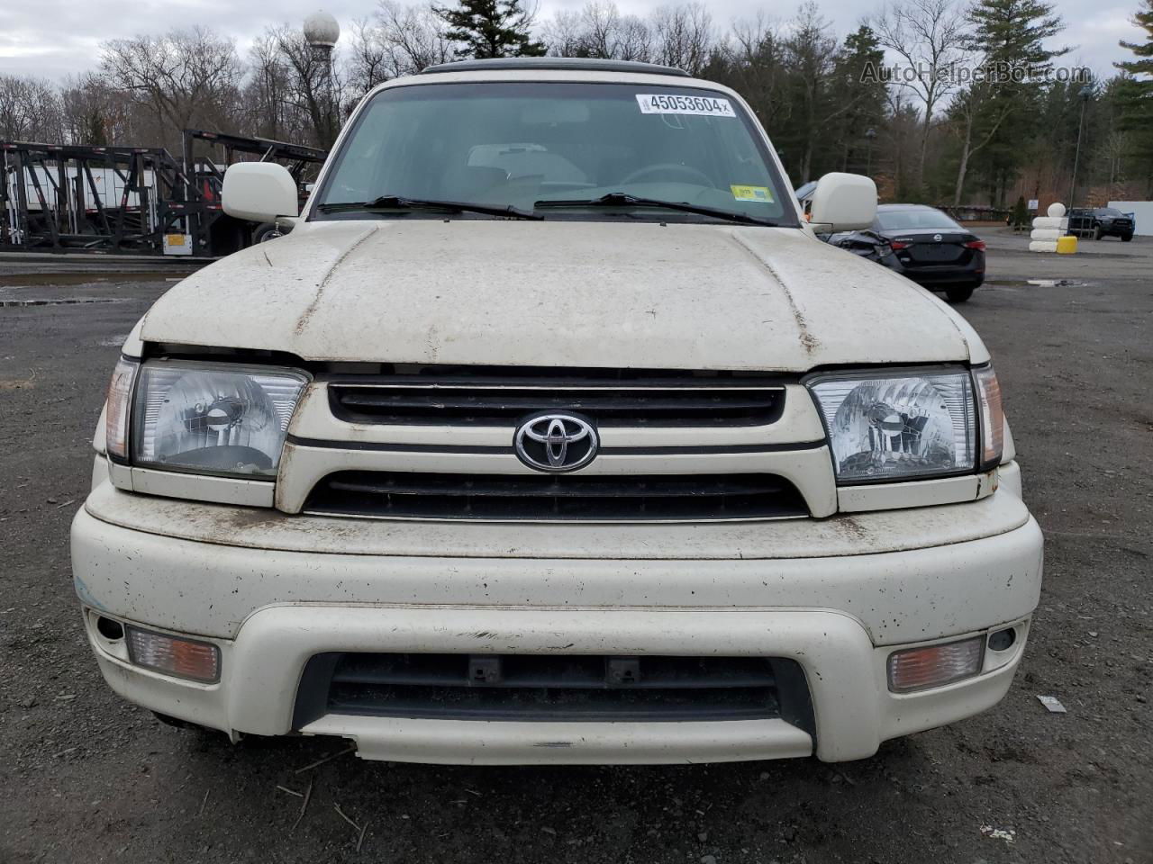 2002 Toyota 4runner Limited White vin: JT3GN87R729000292