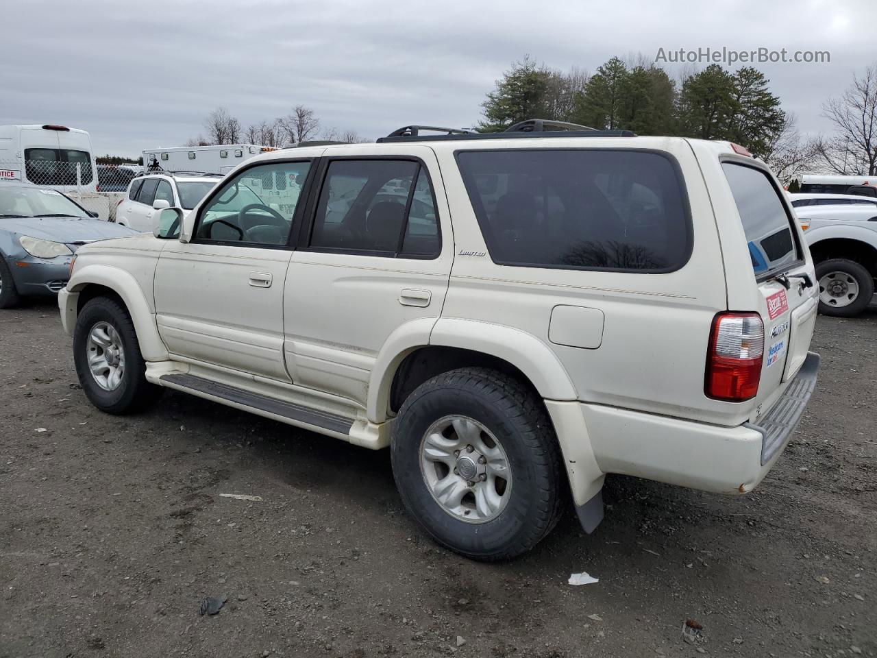 2002 Toyota 4runner Limited White vin: JT3GN87R729000292