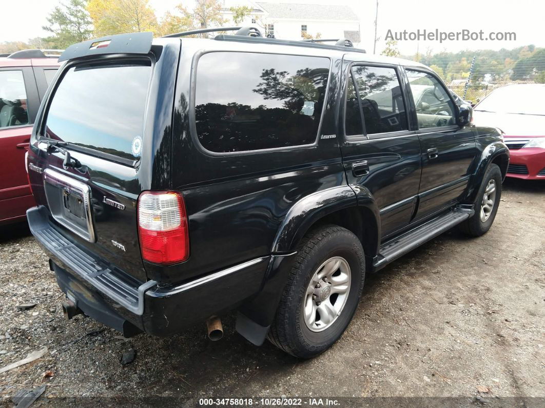 2002 Toyota 4runner Limited Black vin: JT3GN87R820243887