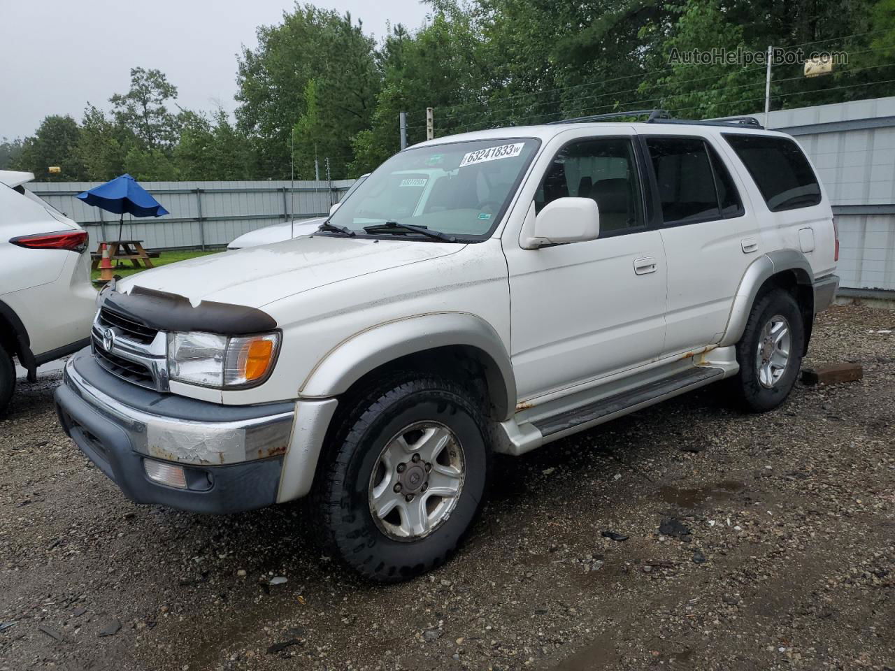 2002 Toyota 4runner Sr5 White vin: JT3HN86R020369540