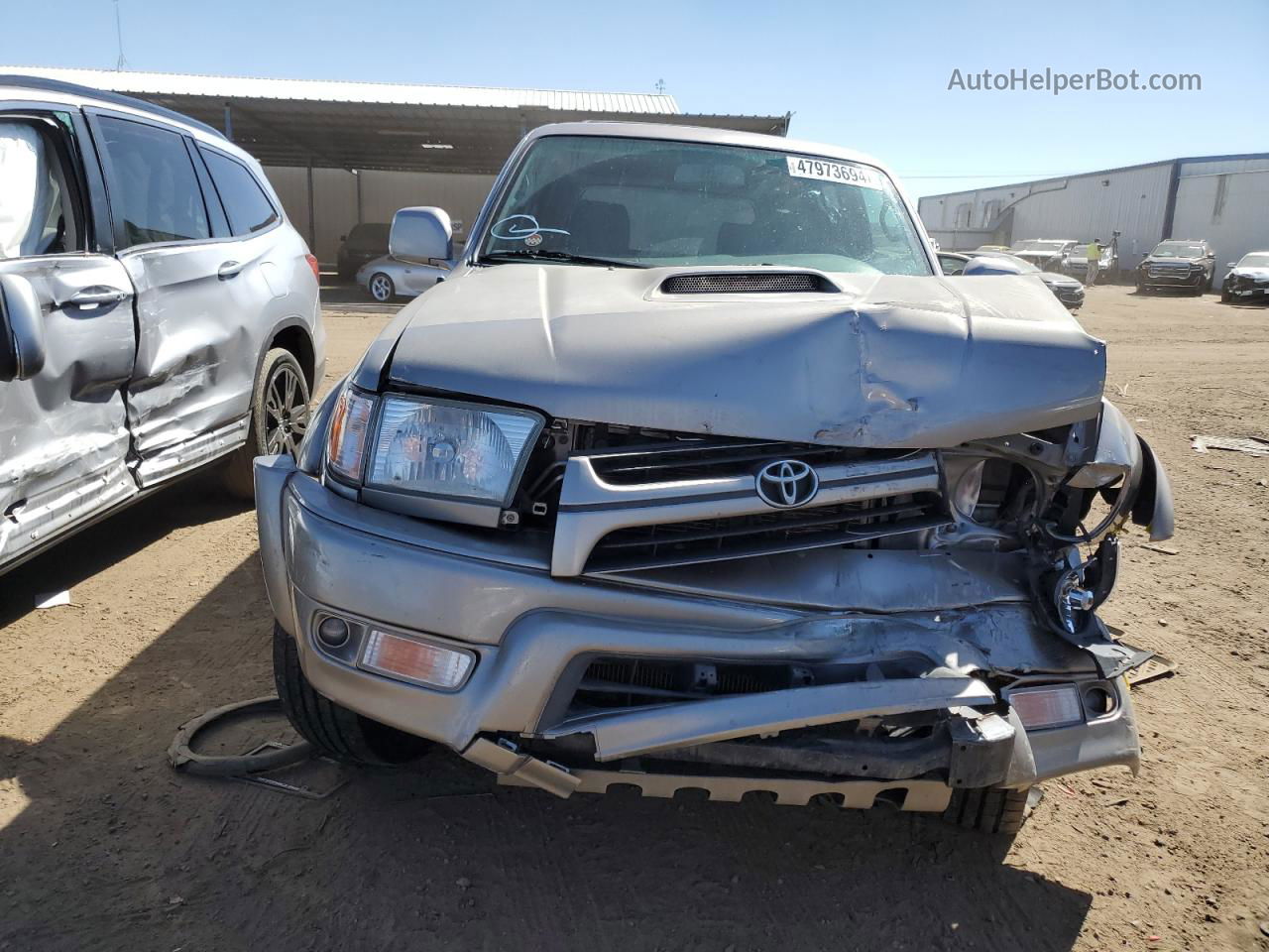 2002 Toyota 4runner Sr5 Silver vin: JT3HN86R020385835