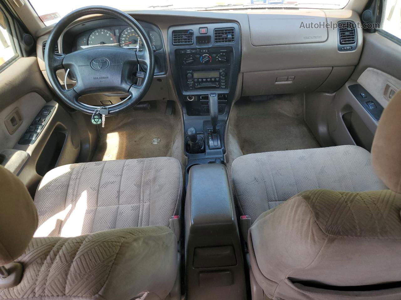 2002 Toyota 4runner Sr5 Beige vin: JT3HN86R120364654