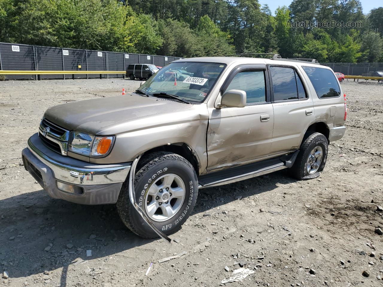 2002 Toyota 4runner Sr5 Бежевый vin: JT3HN86R120364654