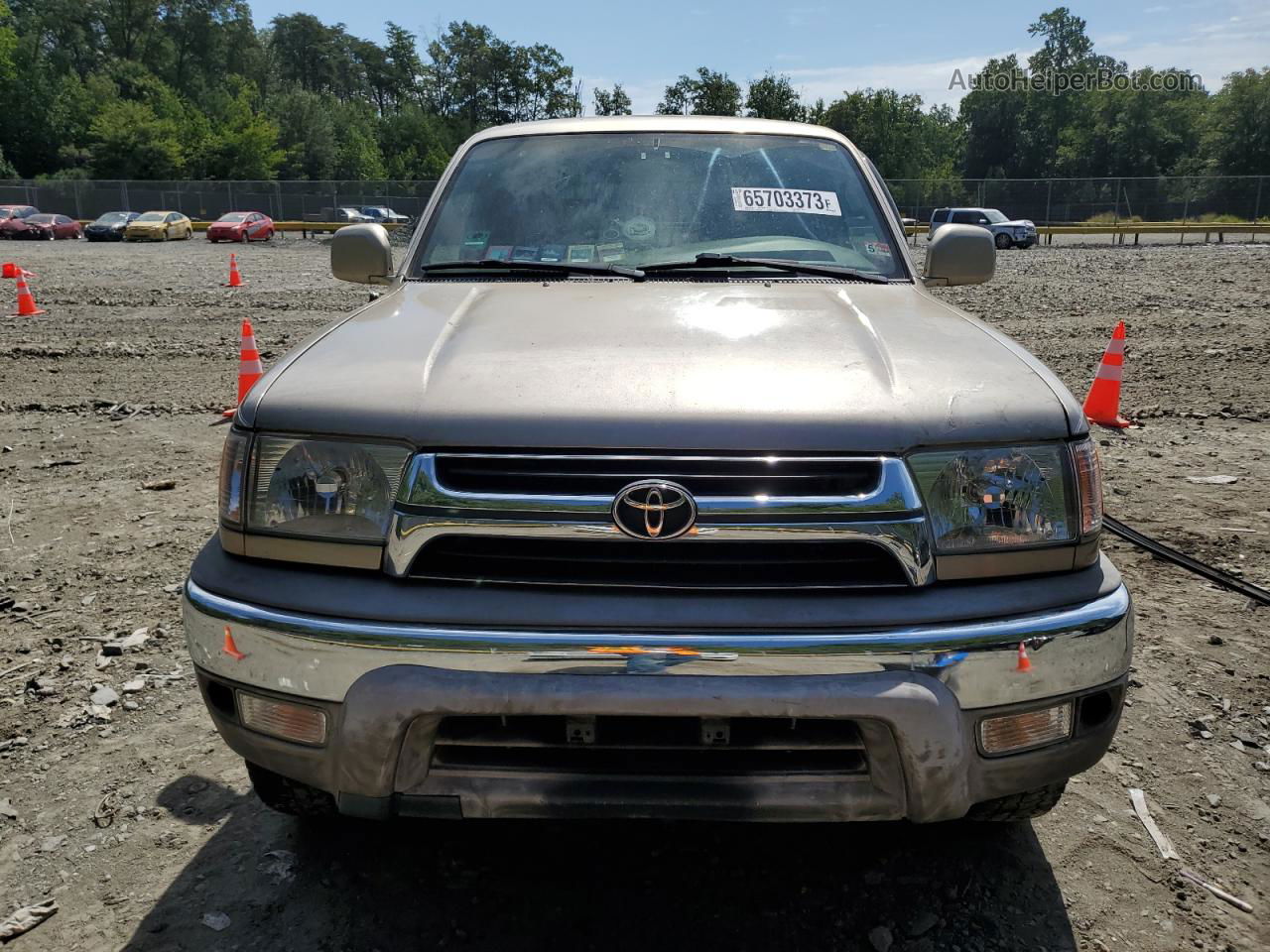 2002 Toyota 4runner Sr5 Beige vin: JT3HN86R120364654