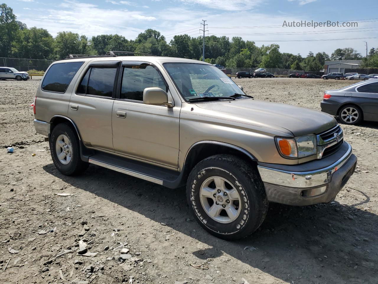 2002 Toyota 4runner Sr5 Beige vin: JT3HN86R120364654