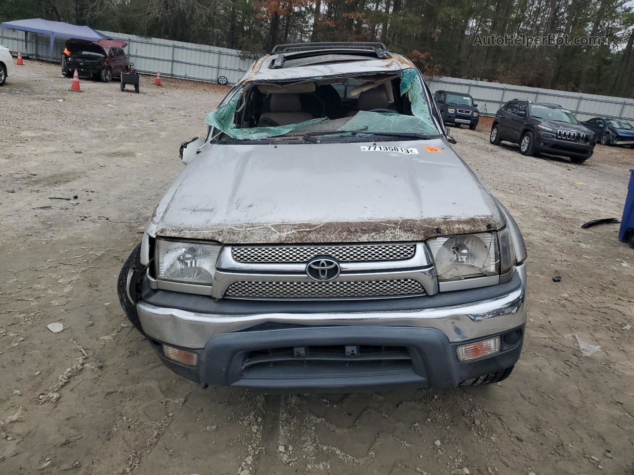 2002 Toyota 4runner Sr5 Silver vin: JT3HN86R320387093