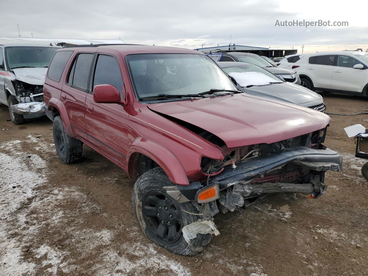 2002 Toyota 4runner Sr5 Темно-бордовый vin: JT3HN86R329071396