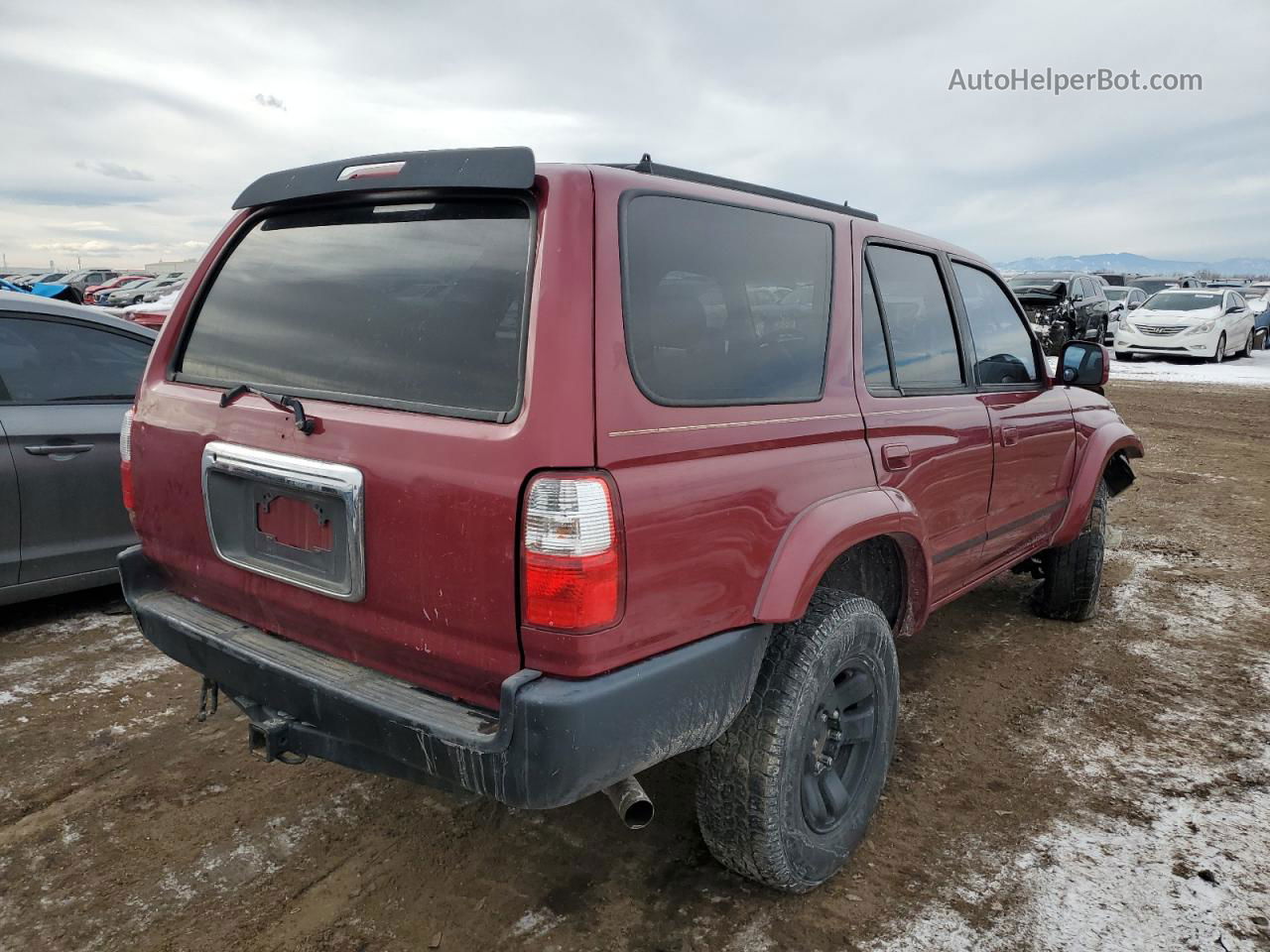 2002 Toyota 4runner Sr5 Темно-бордовый vin: JT3HN86R329071396