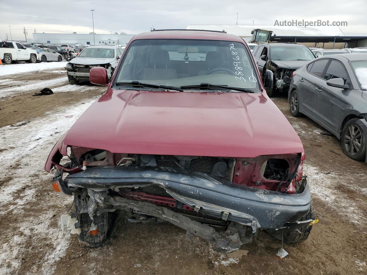 2002 Toyota 4runner Sr5 Maroon vin: JT3HN86R329071396