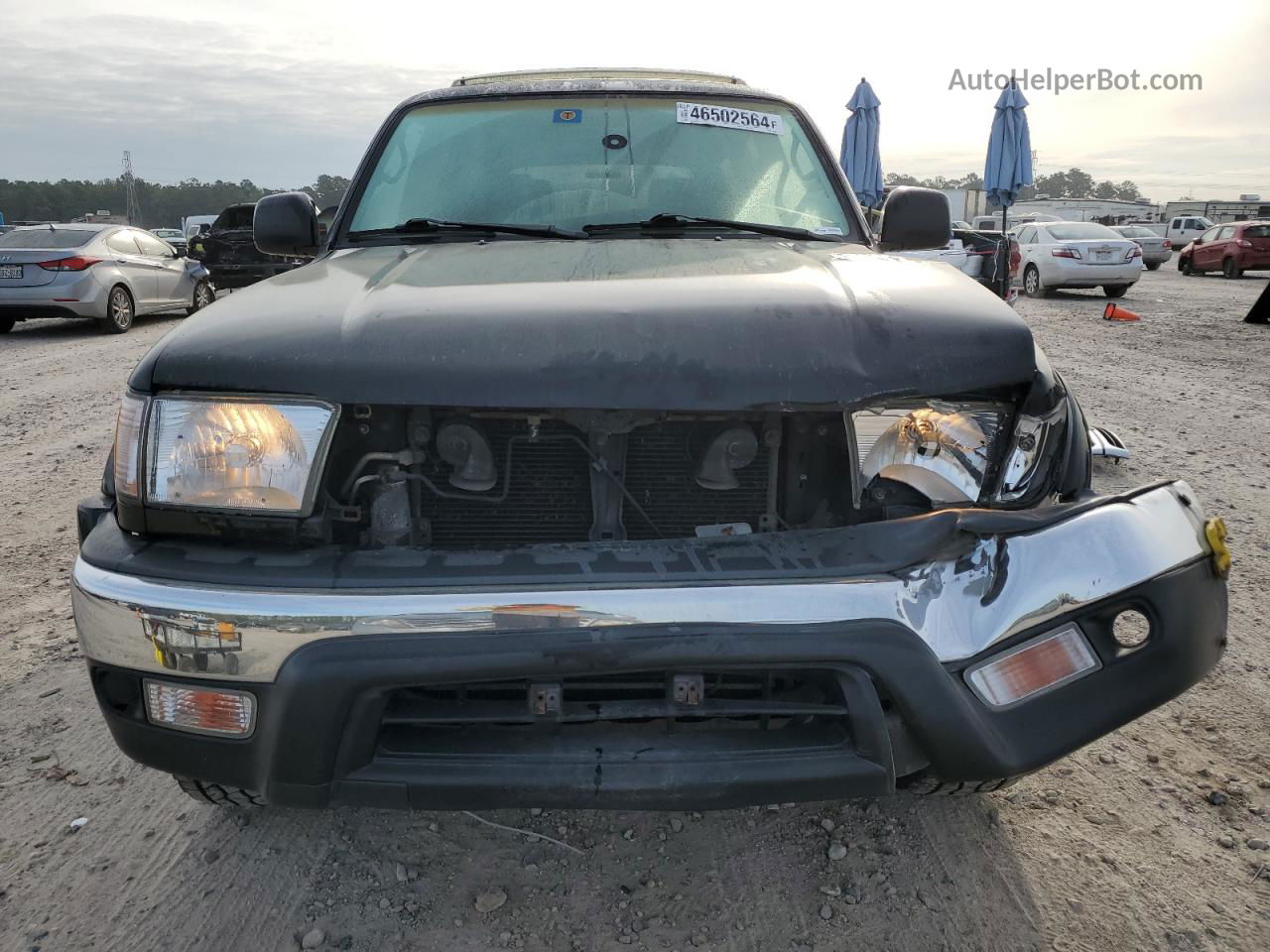 2002 Toyota 4runner Sr5 Black vin: JT3HN86R420376362