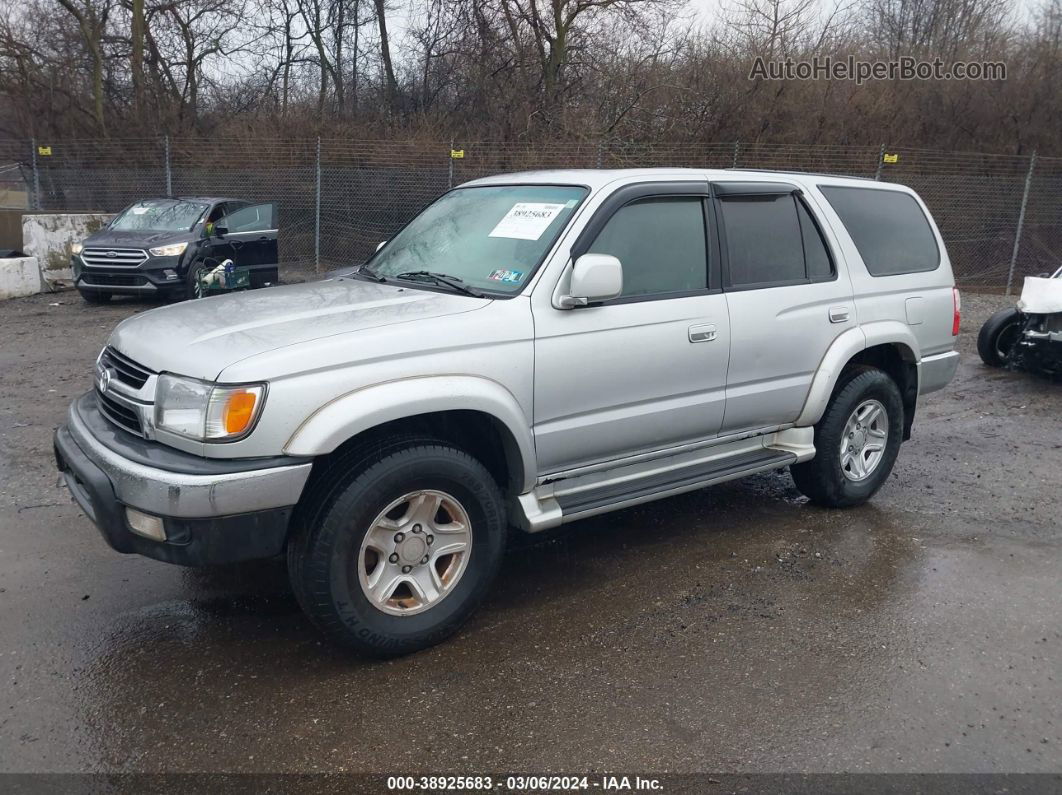 2002 Toyota 4runner Sr5 V6 Silver vin: JT3HN86R420386759