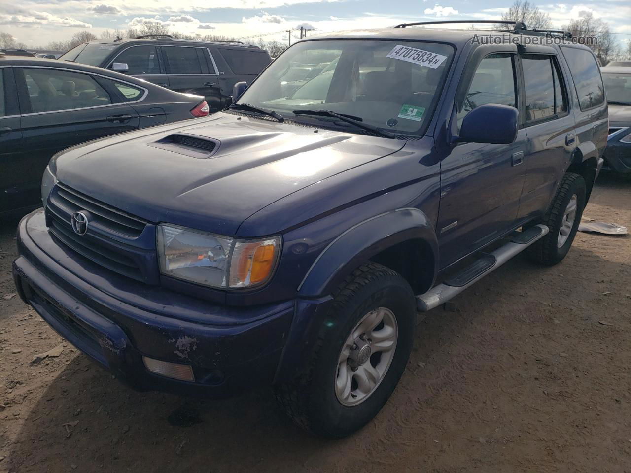 2002 Toyota 4runner Sr5 Blue vin: JT3HN86R420389919