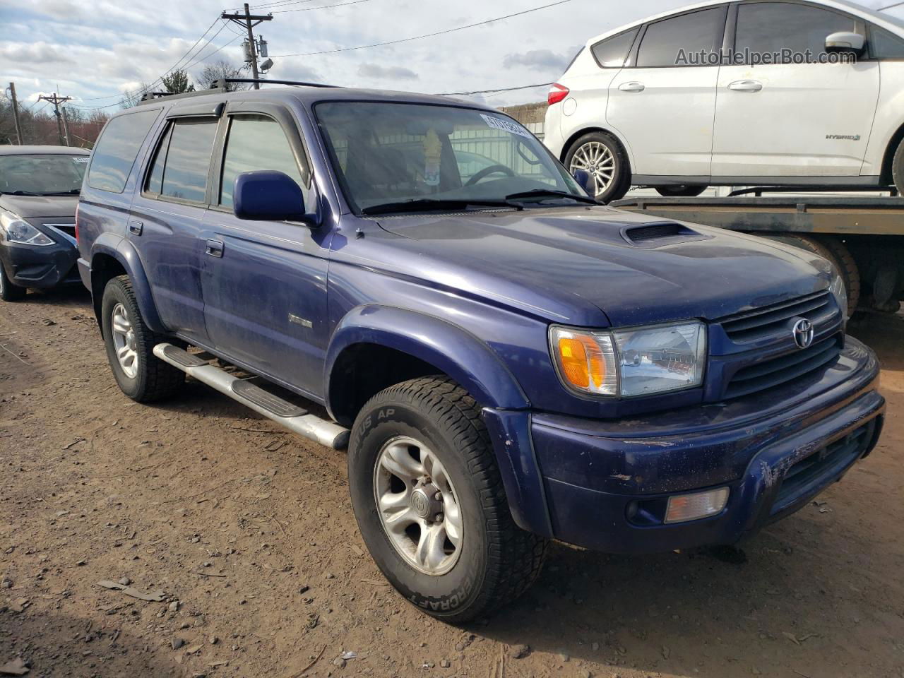 2002 Toyota 4runner Sr5 Blue vin: JT3HN86R420389919