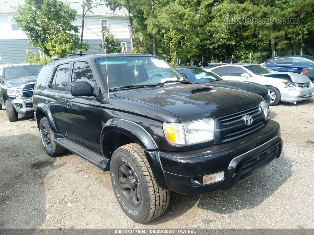 2002 Toyota 4runner Sr5 Black vin: JT3HN86R520365287