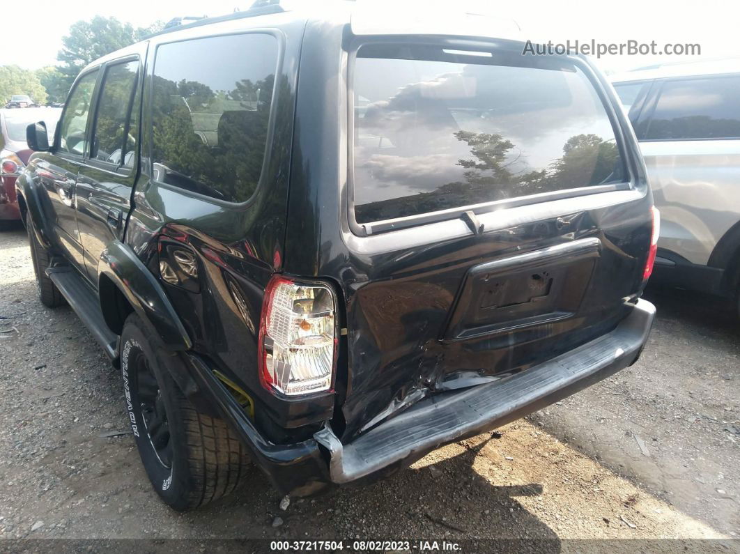 2002 Toyota 4runner Sr5 Black vin: JT3HN86R520365287