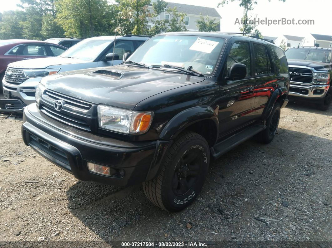 2002 Toyota 4runner Sr5 Black vin: JT3HN86R520365287