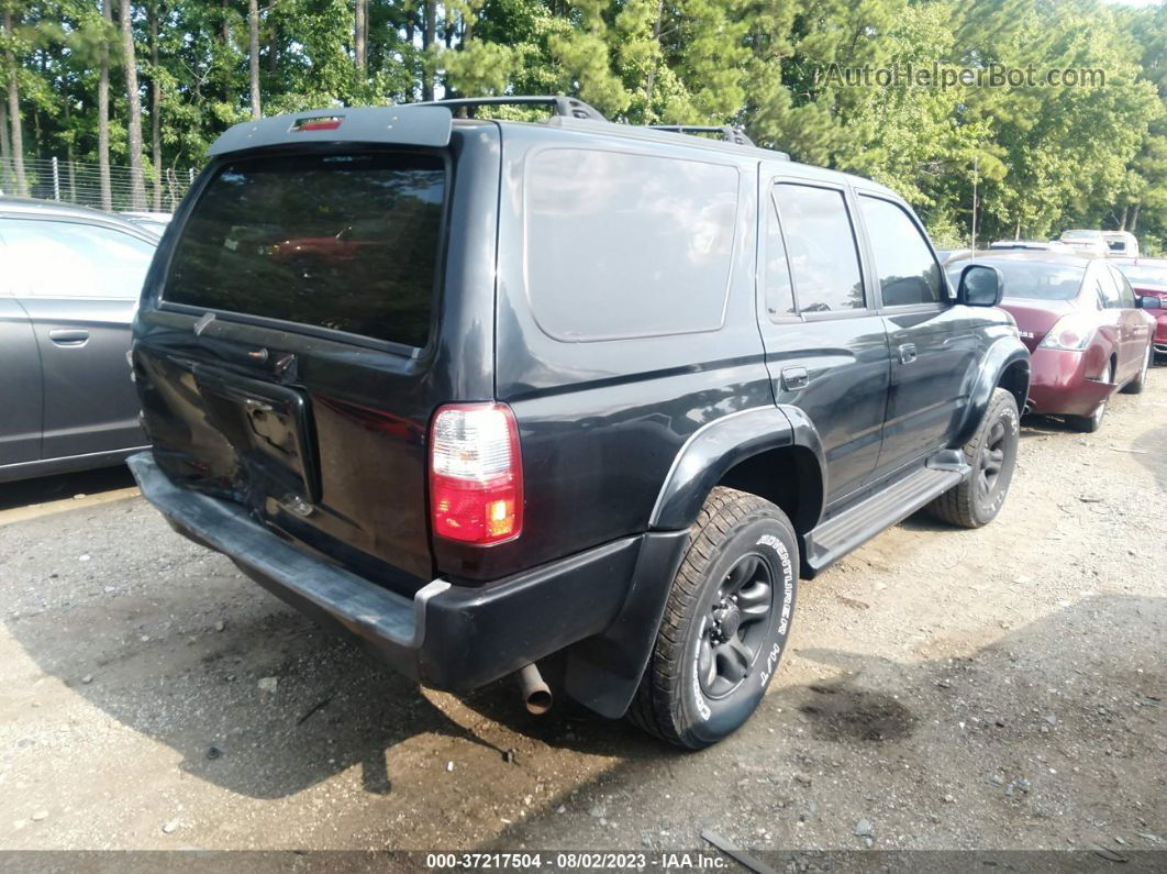 2002 Toyota 4runner Sr5 Black vin: JT3HN86R520365287