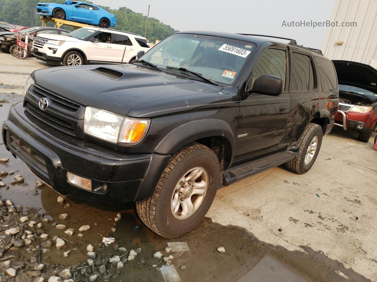 2002 Toyota 4runner Sr5 Black vin: JT3HN86R620361653