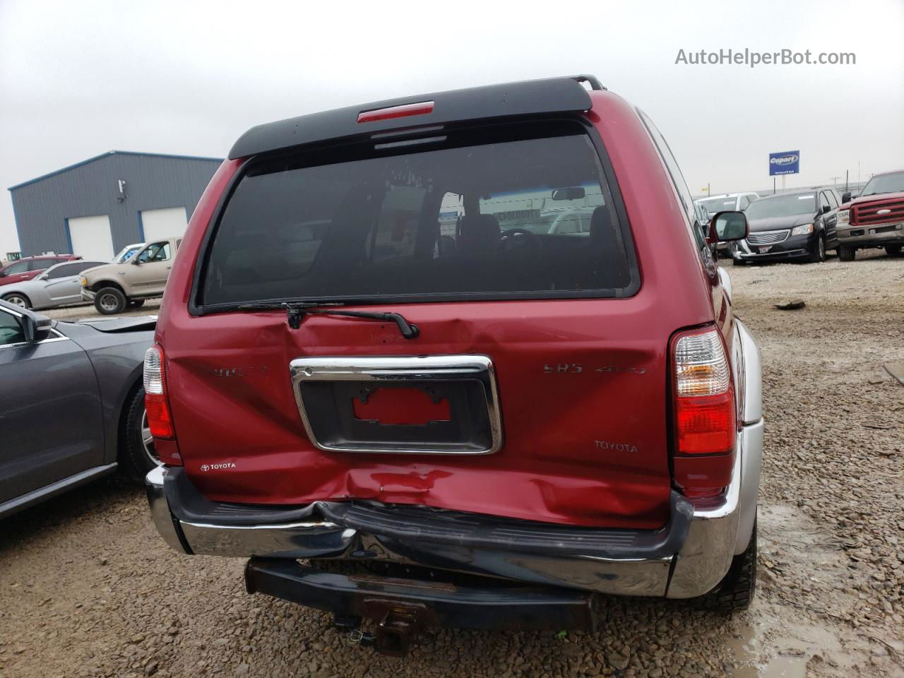 2002 Toyota 4runner Sr5 Red vin: JT3HN86R620385872