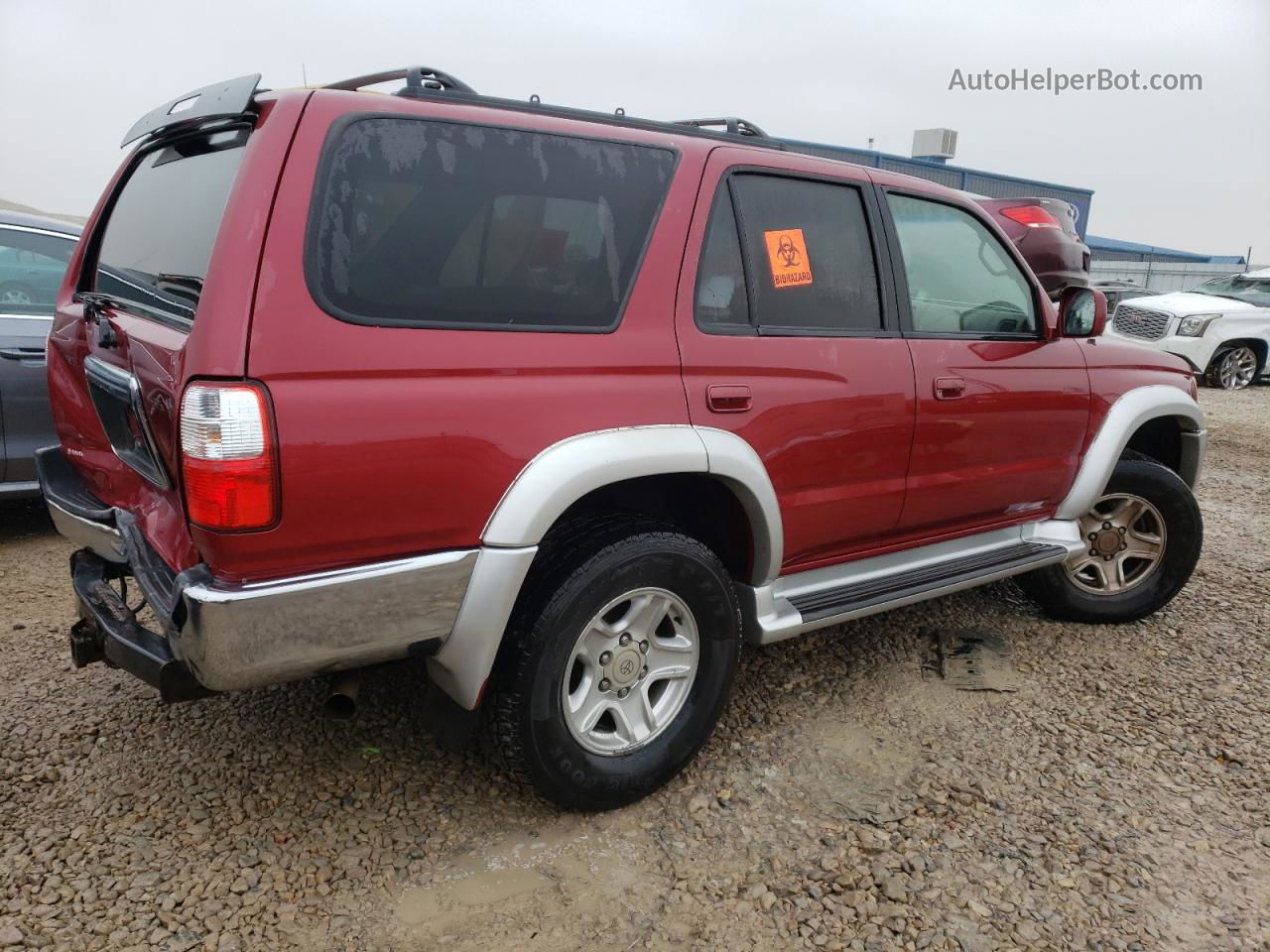 2002 Toyota 4runner Sr5 Red vin: JT3HN86R620385872