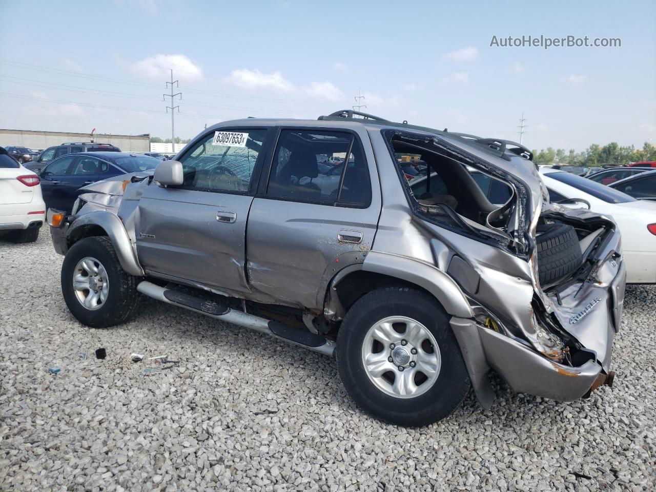 2002 Toyota 4runner Sr5 Желто-коричневый vin: JT3HN86R620391252