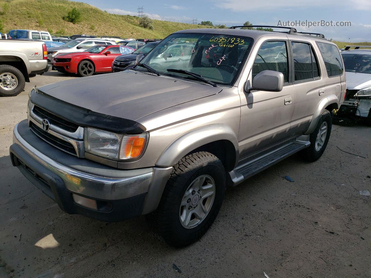 2002 Toyota 4runner Sr5 Gray vin: JT3HN86R720374783