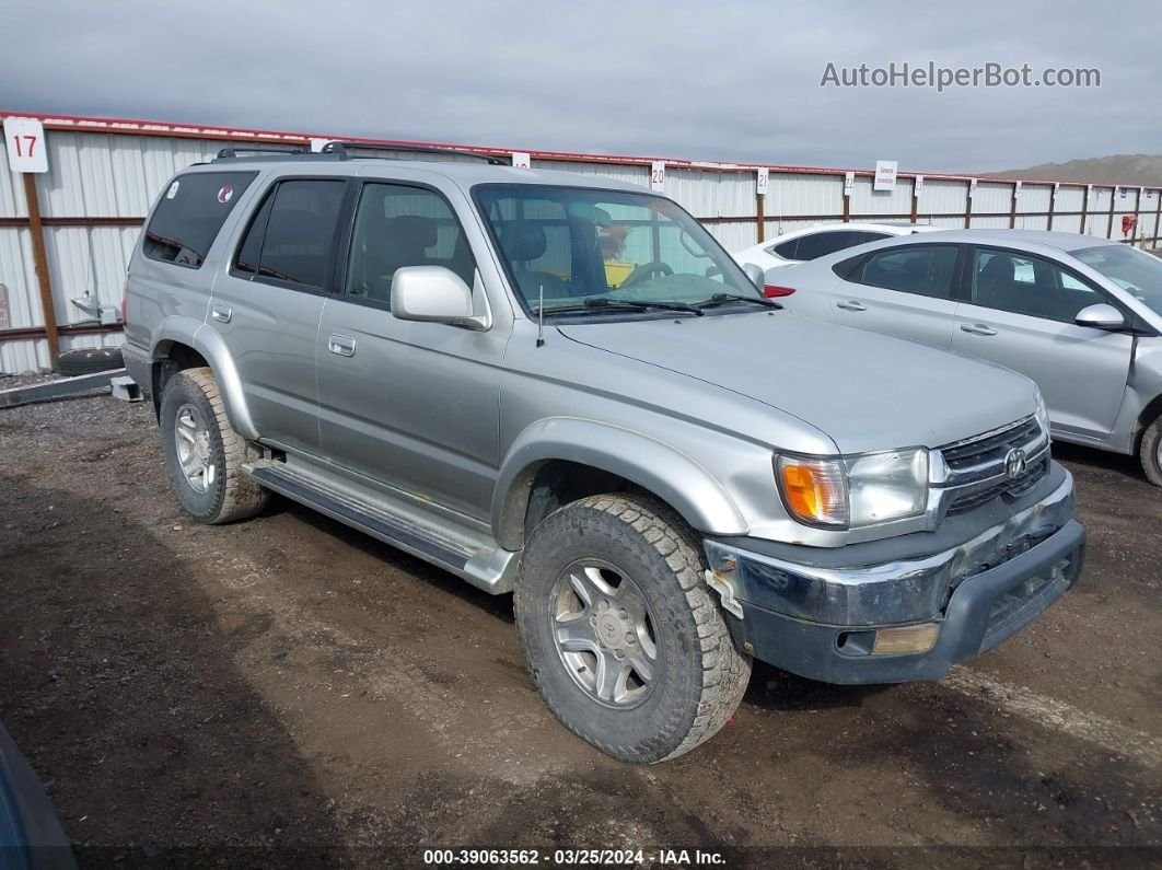 2002 Toyota 4runner Sr5 V6 Silver vin: JT3HN86R720384360