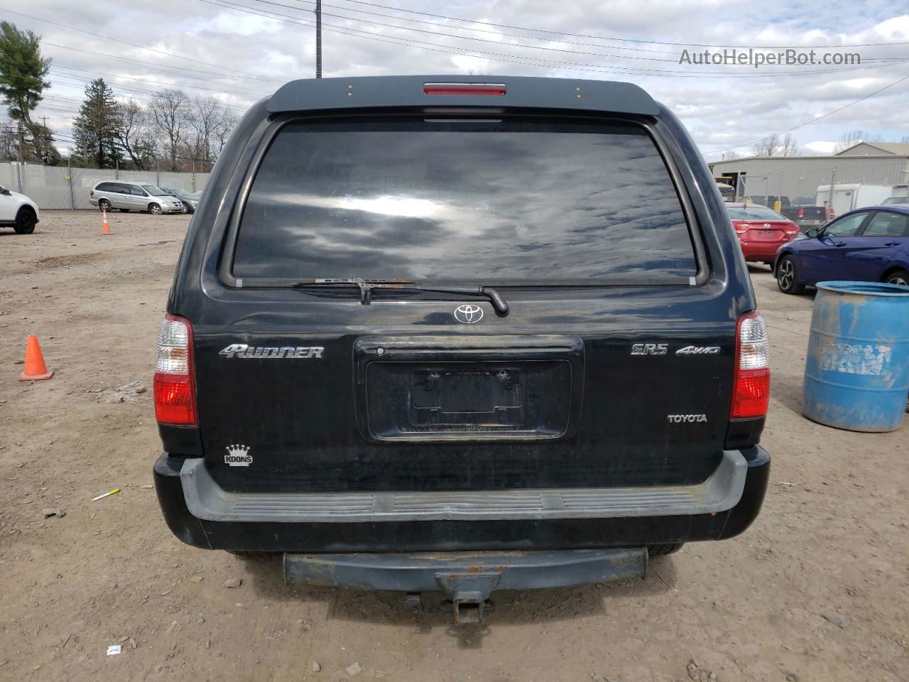 2002 Toyota 4runner Sr5 Black vin: JT3HN86R820381676