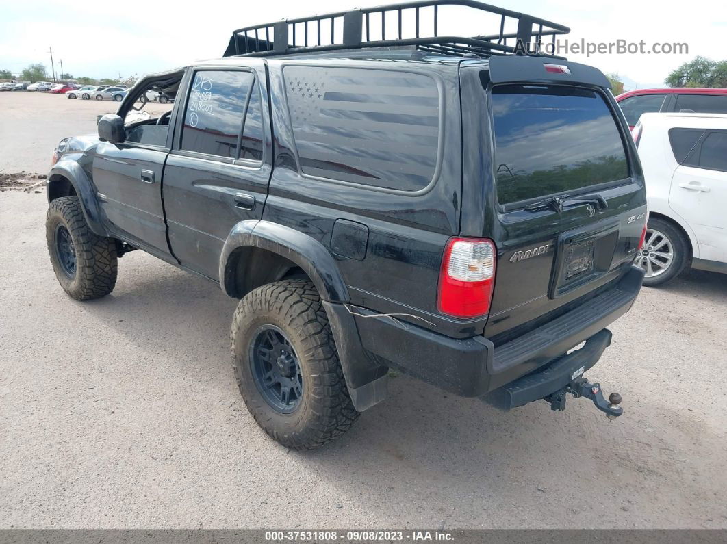 2002 Toyota 4runner Sr5 Black vin: JT3HN86R920379287