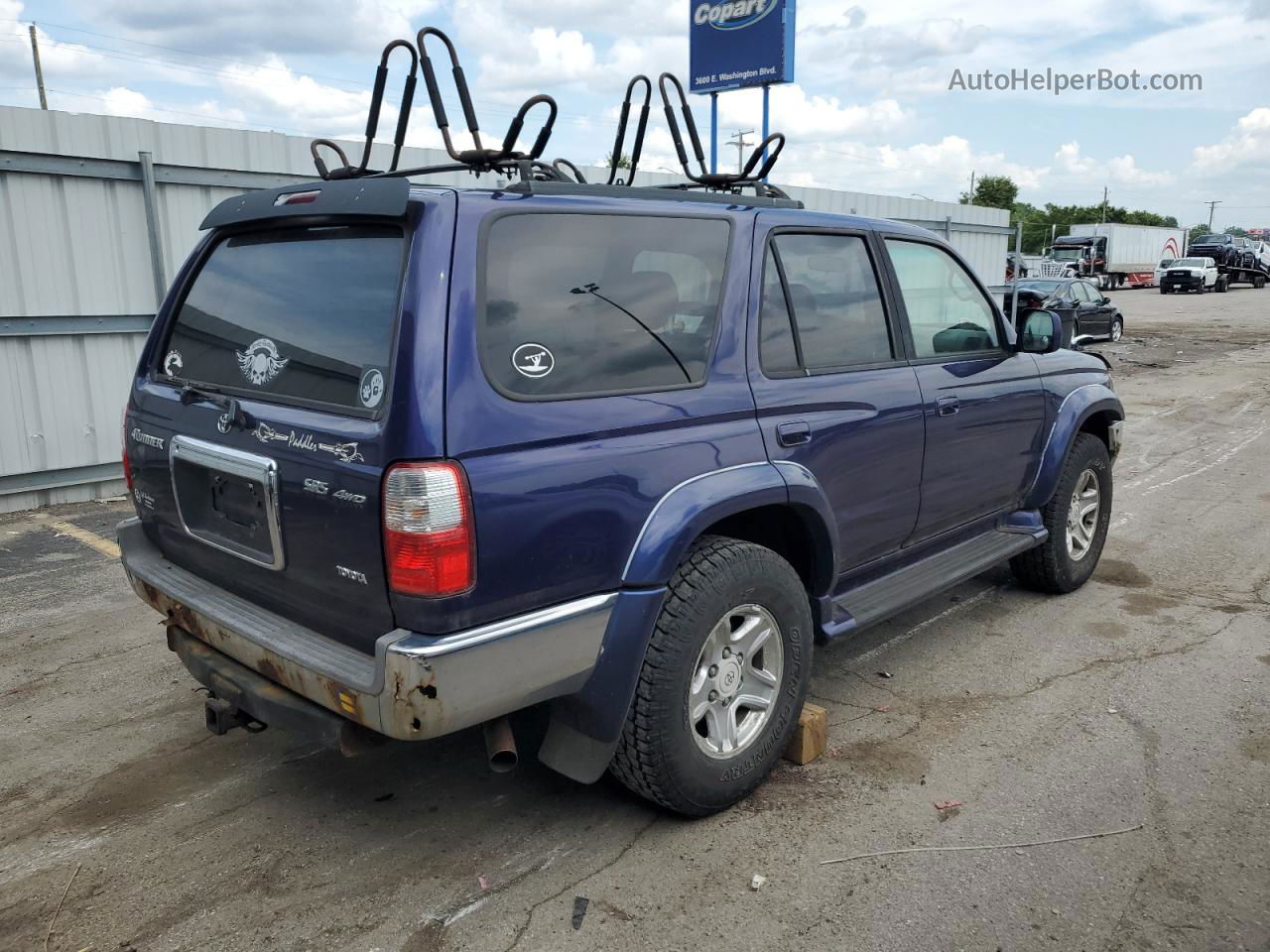 2002 Toyota 4runner Sr5 Blue vin: JT3HN86R920387471