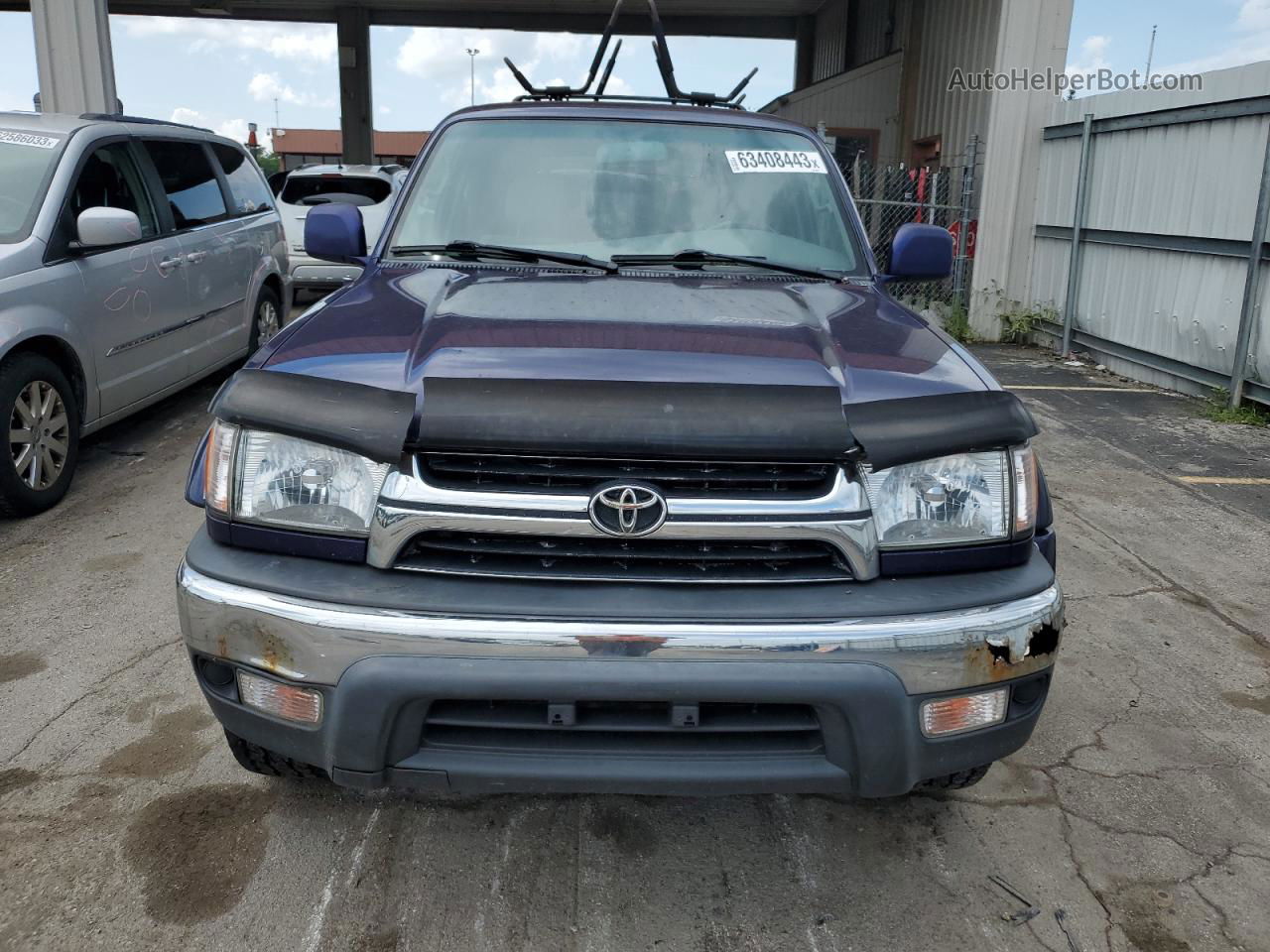 2002 Toyota 4runner Sr5 Blue vin: JT3HN86R920387471