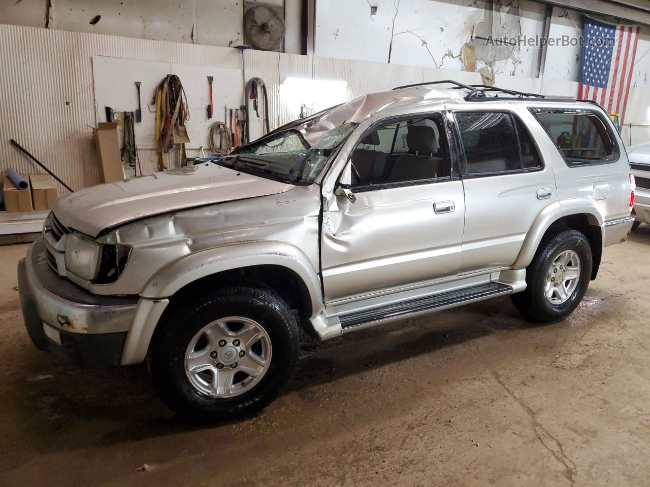 2002 Toyota 4runner Sr5 Silver vin: JT3HN86RX29068639