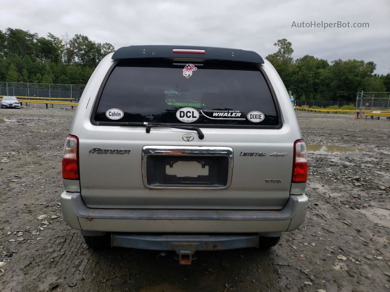 2002 Toyota 4runner Limited Silver vin: JT3HN87R120377841