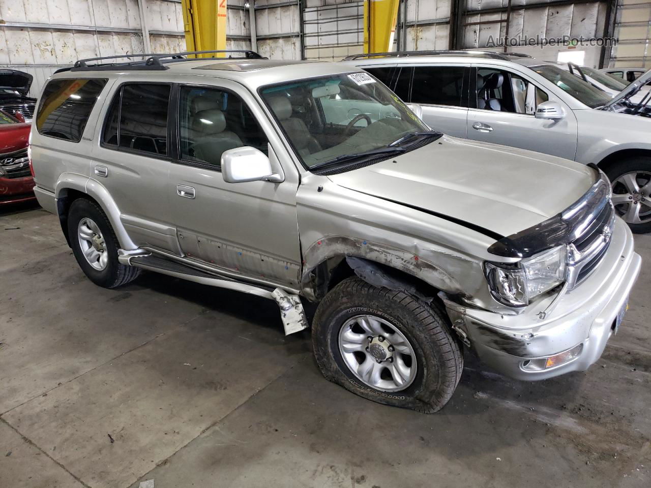 2002 Toyota 4runner Limited Gray vin: JT3HN87R129073159