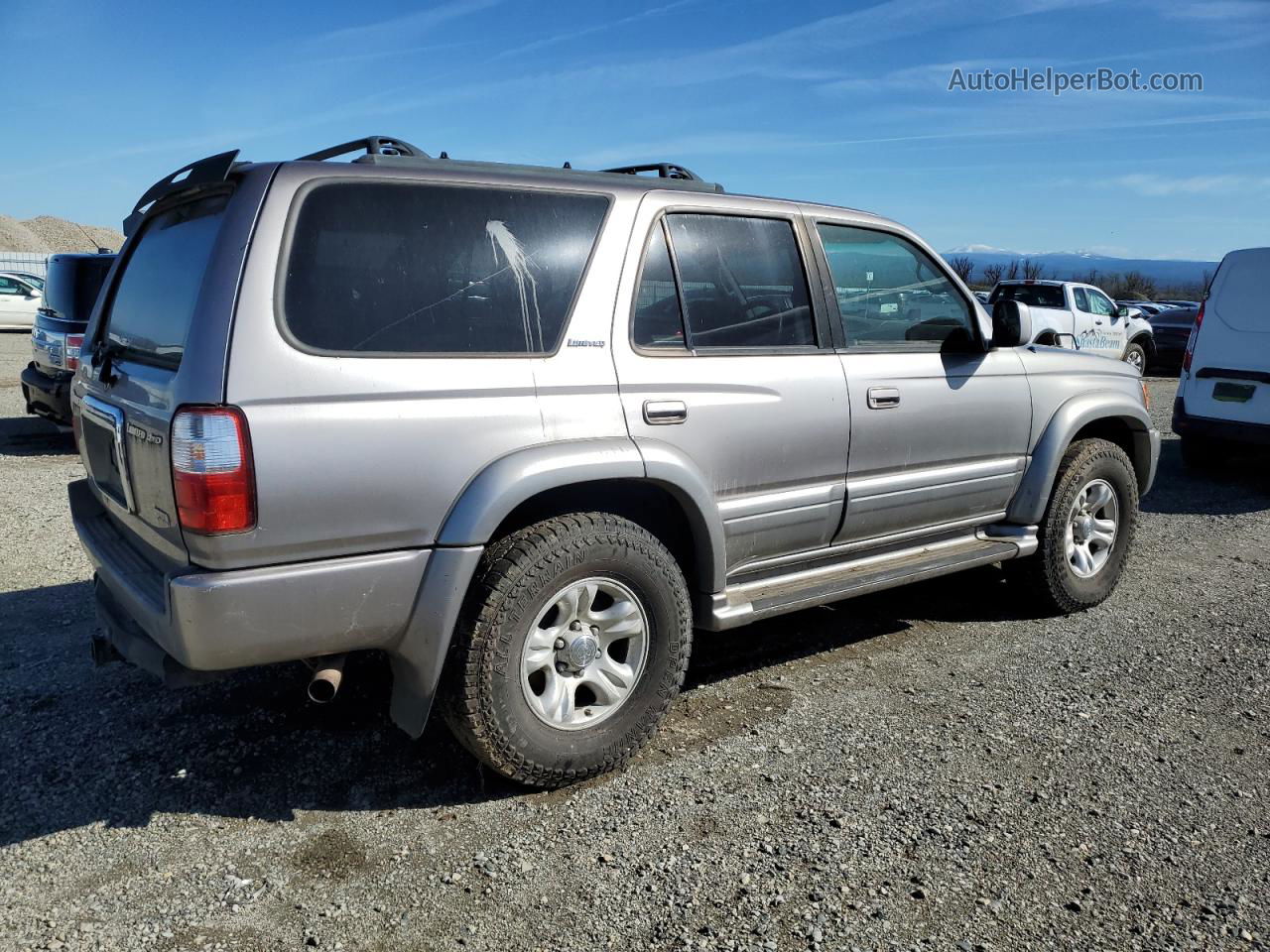 2002 Toyota 4runner Limited Gray vin: JT3HN87R329073423