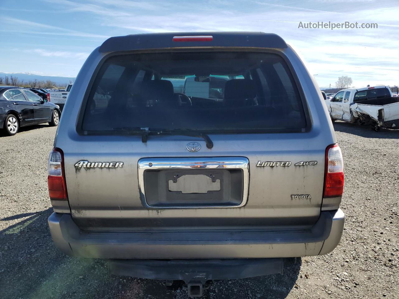 2002 Toyota 4runner Limited Gray vin: JT3HN87R329073423