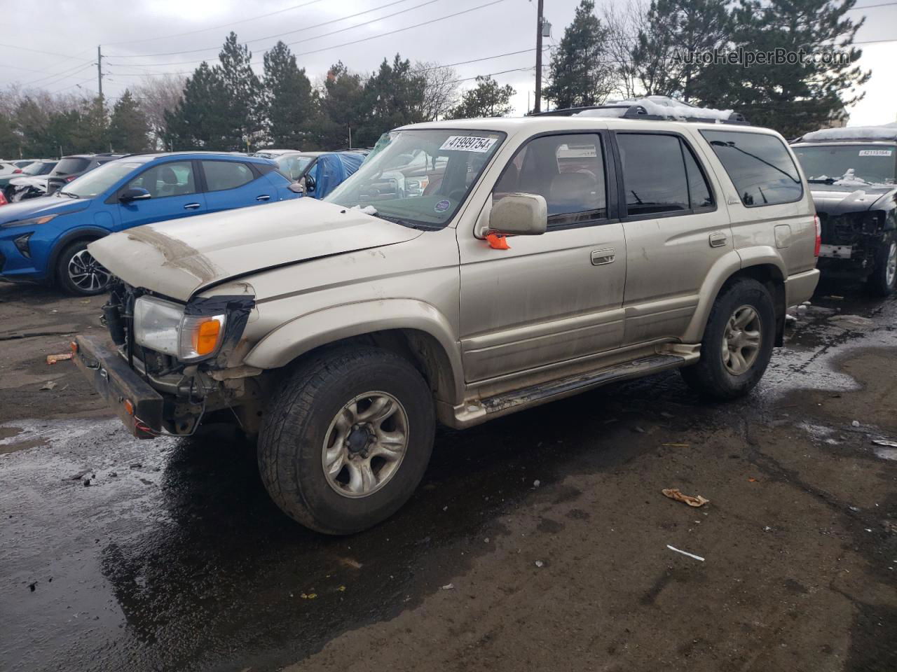 2002 Toyota 4runner Limited Gold vin: JT3HN87R520372805