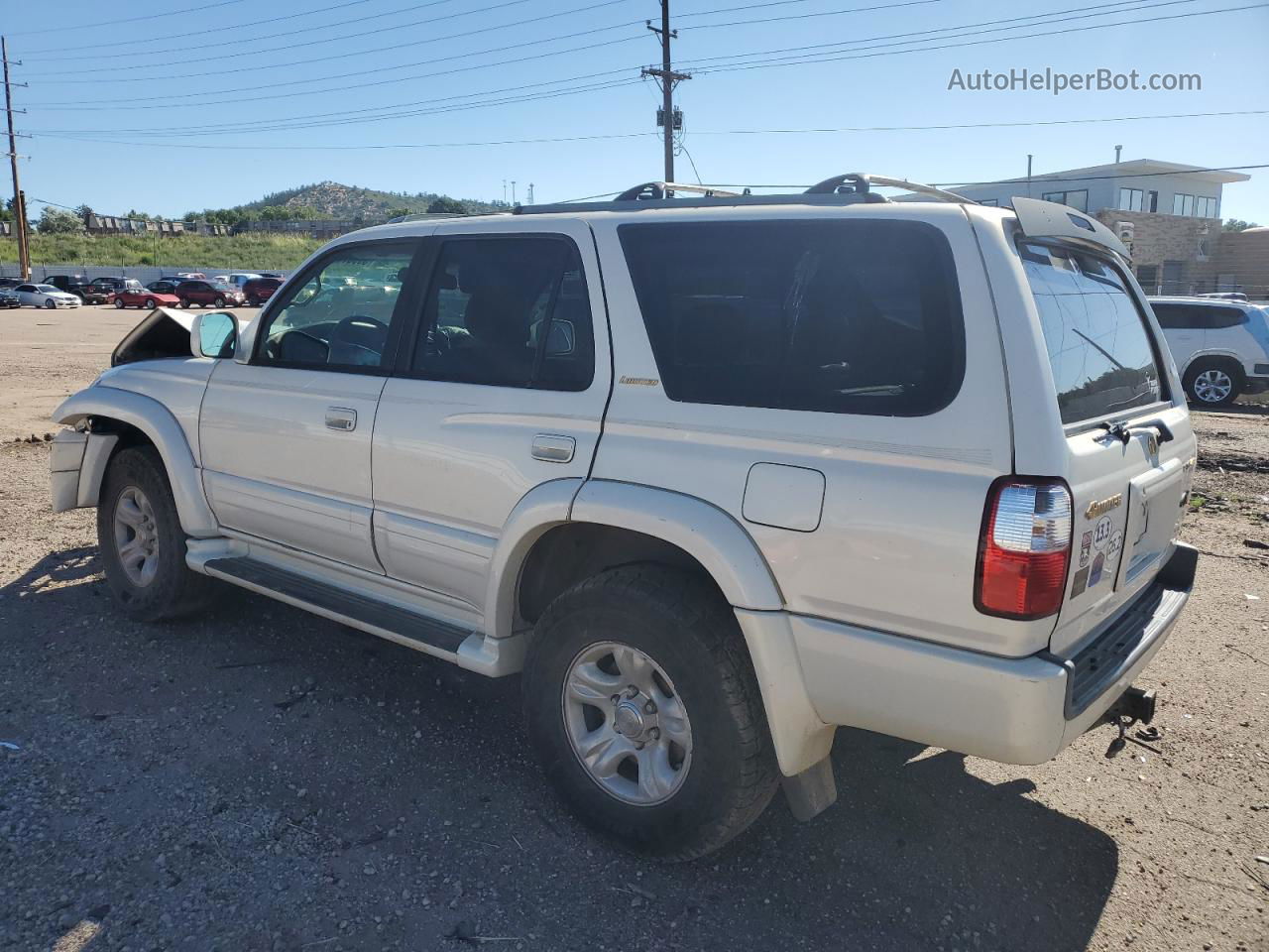 2002 Toyota 4runner Limited White vin: JT3HN87R629061945