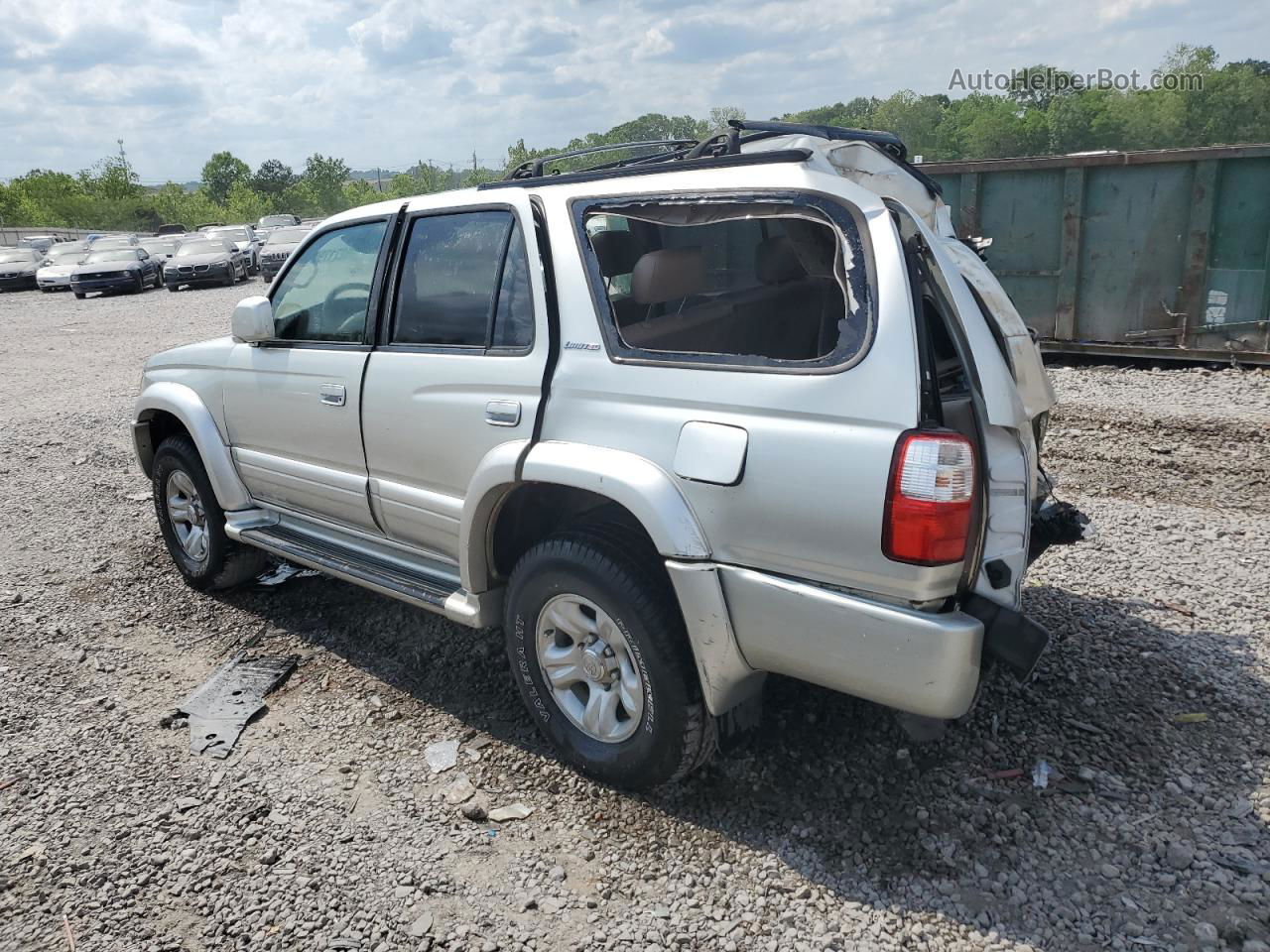 2002 Toyota 4runner Limited Silver vin: JT3HN87R629064313