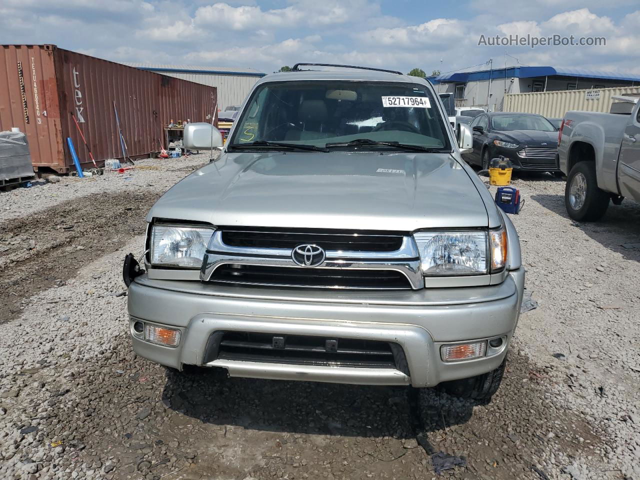 2002 Toyota 4runner Limited Silver vin: JT3HN87R629064313