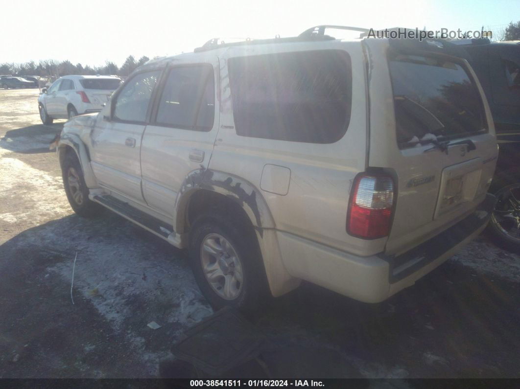 2002 Toyota 4runner Limited White vin: JT3HN87R629074856