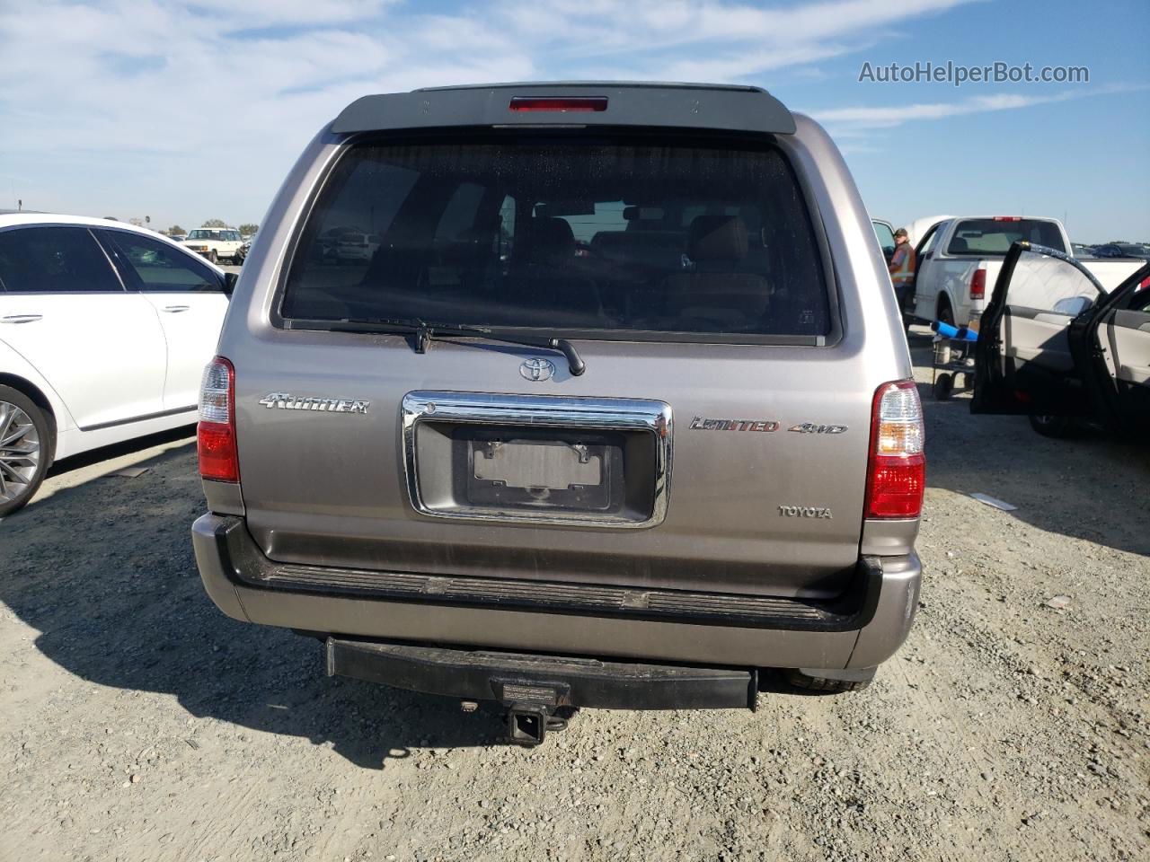 2002 Toyota 4runner Limited Silver vin: JT3HN87R720382008