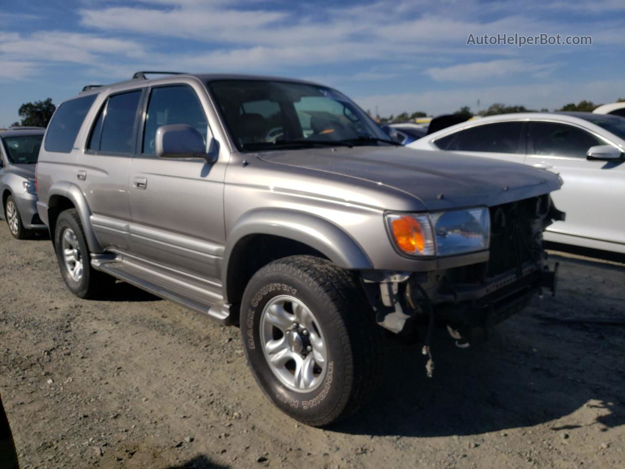 2002 Toyota 4runner Limited Silver vin: JT3HN87R720382008