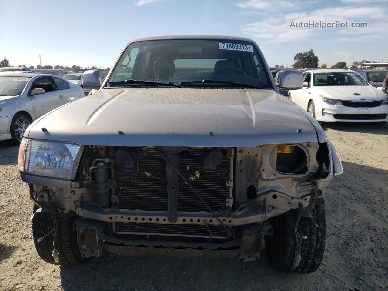 2002 Toyota 4runner Limited Silver vin: JT3HN87R720382008